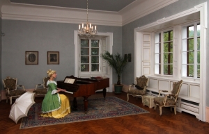 Hudební salónek po rekonstrukci