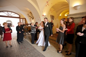 Fotografování na zámku - foto Milan Zářecký