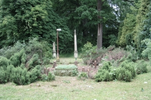 Růžová zahrada před rekonstrukcí