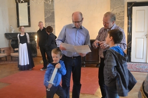 Pan premiér Bohuslav Sobotka na Zámku Potštejn