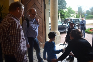 Pan premiér Bohuslav Sobotka na Zámku Potštejn