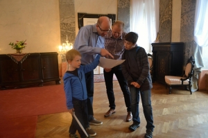 Pan premiér Bohuslav Sobotka na Zámku Potštejn