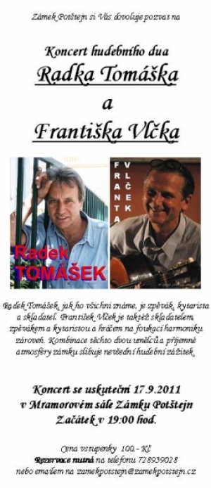 Koncert dua Radka Tomáška a Františka Vlčka