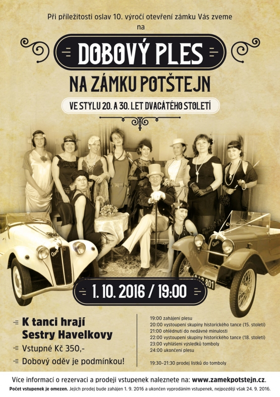 Dobový ples - 1.10.2016